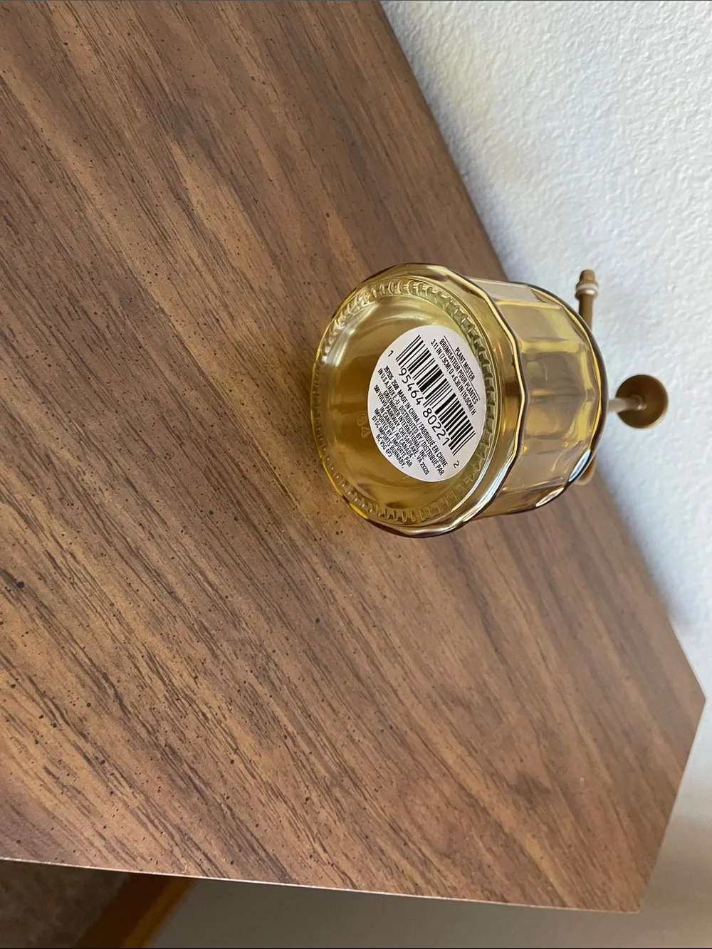Amber Glass Plant Mister with Brass Pump - Home Bath